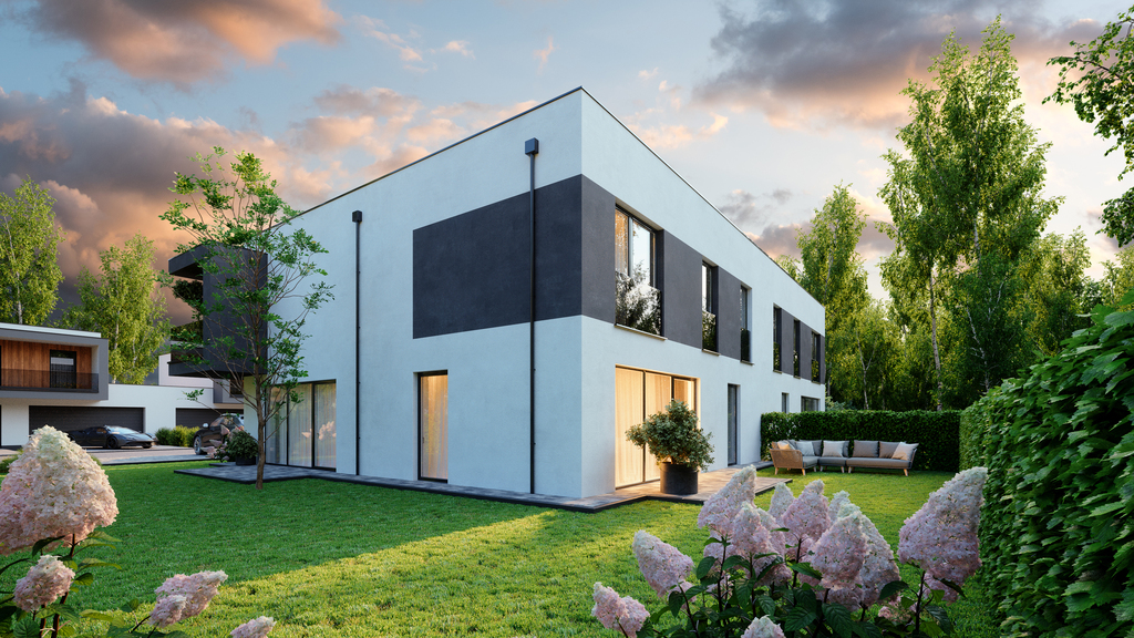 Przestronne dwupoziomowe mieszkanie z ogrodem